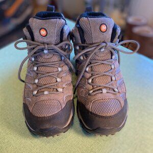 Women's Merrell Moab Hiking Boots, Size 8.5, Color Granite, Worn Once
